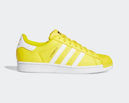 Adidas Superstar Yellow Cloud White Gold Metallic GY5795