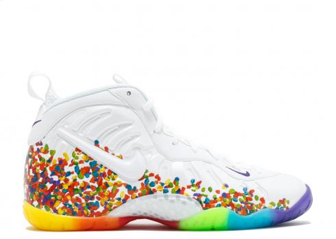 Nike Little Posite Pro GS Fruity Pebbles White 644792-101