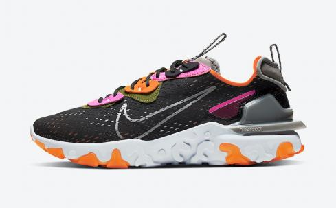 Nike React Vision Orange Fuchsia White Black Shoes CD4373-003