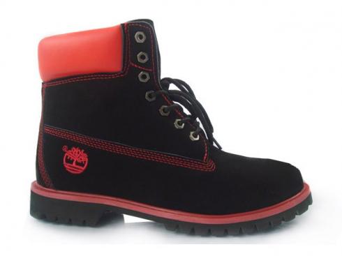 Timberland 6-inch Basic Boots Men Black Red