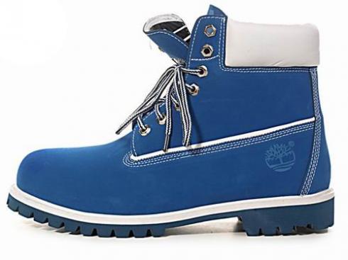 Timberland Custom 6 Inch Boots Men Blue White